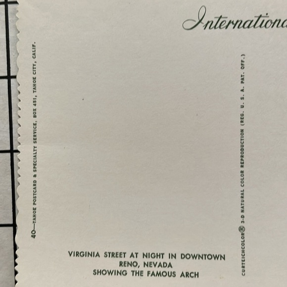 Vintage postcards ca1960/1970 Reno, Lake Tahoe, Virginia City/Old Mine Headframe - Picture 11 of 12
